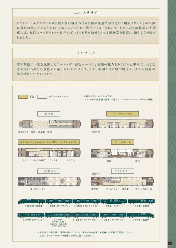 Twilight Express 瑞風 Mizukaze Jr西日本